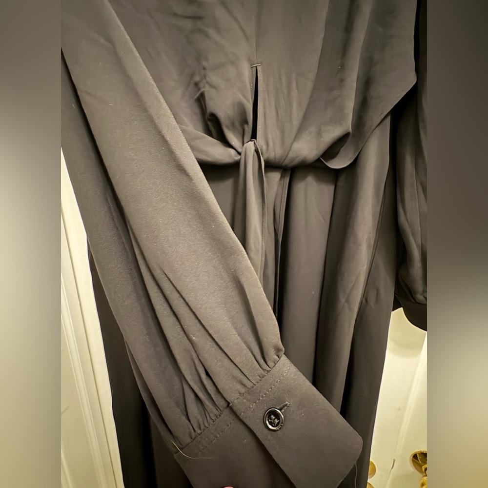 NWT BOSS Black Long Sleeve Dress - Picture 3 of 7